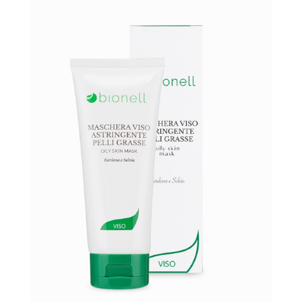 Bionell - Maschera Viso Astringente Pelli Grasse Tubo 100 ml