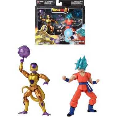 Dragon Ball Super - Action Figure Golden Freezer e Goku Super Saiyan Blue