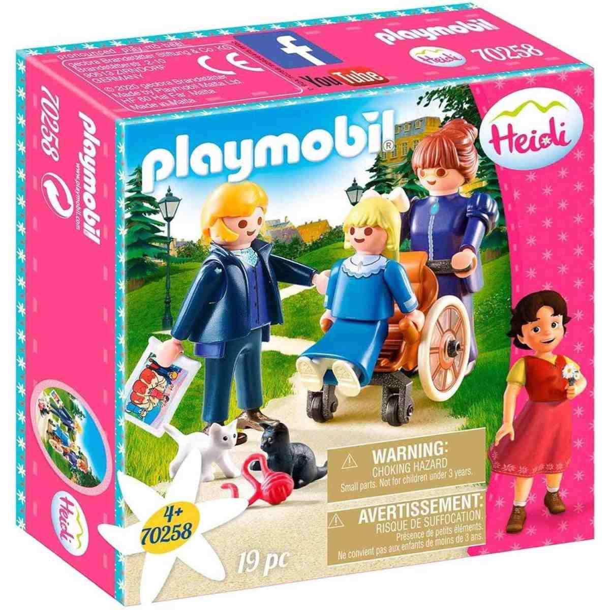 Playmobil Heidi,  Klara, Papà e signorina Rottenmeier