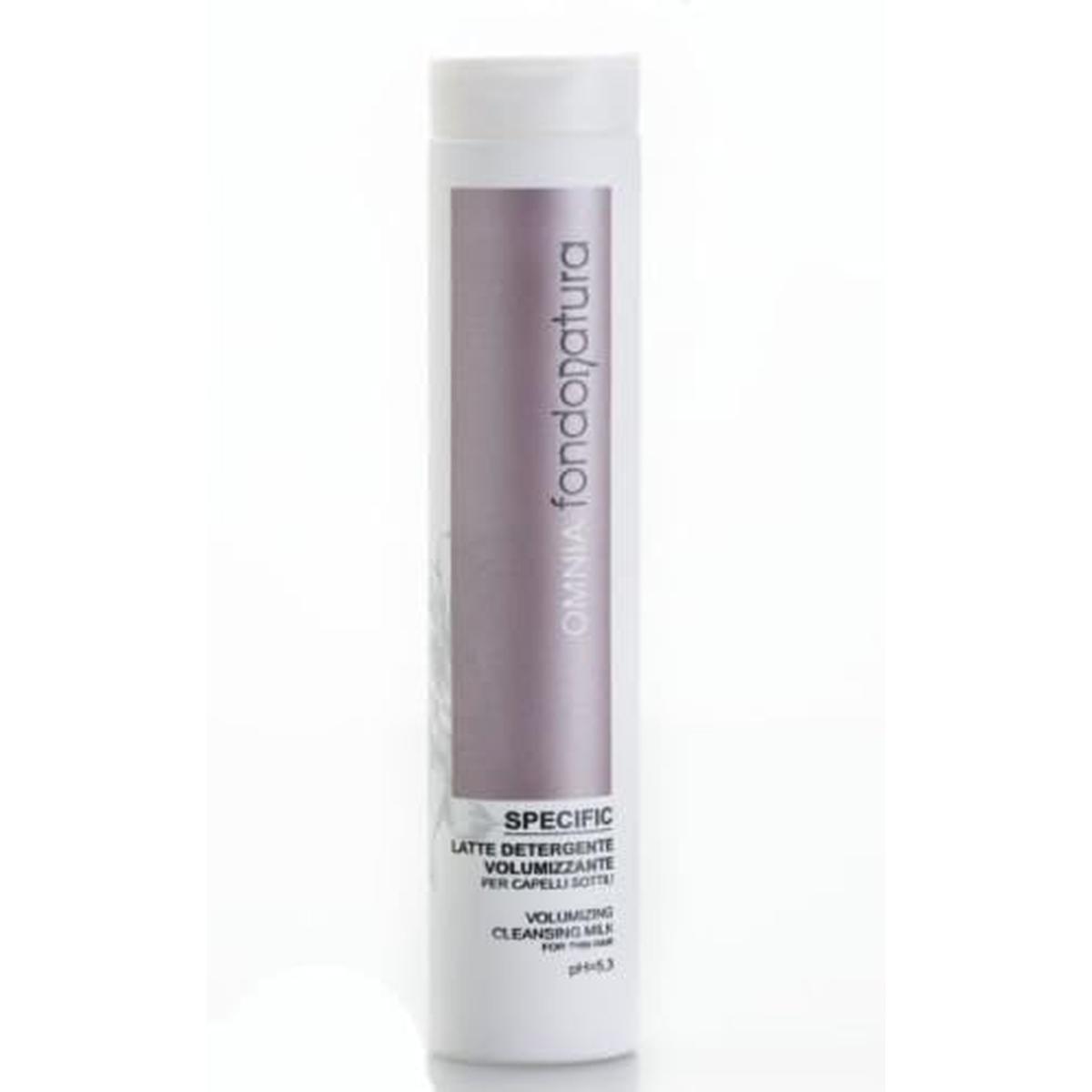 Fondonatura Omnia - Shampoo Latte Detergente Volumizzante capelli sottili 250 ml
